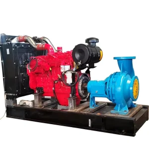 200KW Diesel Generator Set Water Pump Unit ISO9001 Certified Sound Attenuated Enclosure Portable 50/60Hz Air Filter