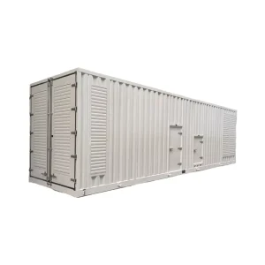 200KW Silent Type Containerized Generator Sets High Power Supply for Emergency Outdoor Operations