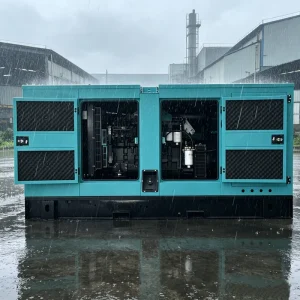 200kVA 160kW Soundproof Diesel Generator Set 6-Cylinder IP23 Rainproof for Construction Oil Field Mining Hospital
