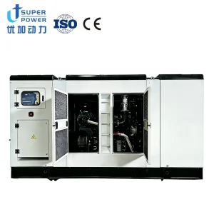 200kVA 250kVA 300kVA Three Phase Backup Power Water Cooled Inverter Silent Gas/Diesel Generator ATS 60Hz Auto Start Remote Start