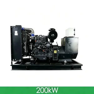 200kW 250kVA Powered by SDEC ATS Pure Copper Alternator Open Type Diesel Generator