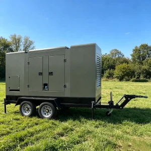 200kW 250kVA Weichai Silent Diesel Generator Set Trailer Type Water Cooled 6 Cylinder for Rental Emergency Power Construction