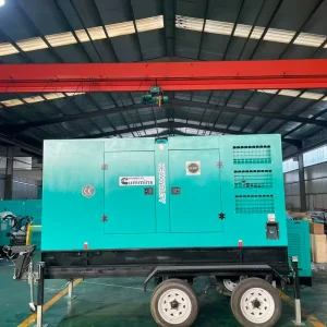 200kW 300KW 200A Mobile Highway Trailer Power Station Diesel Generator Set ATS Customizable Power 380V 220V 50 60Hz 1800 RPM 95%