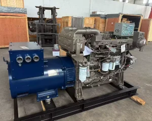 200kW CE Certified Super Silent Diesel Generator 1500 RPM 50Hz 400V Three Phase Marine Use Stamford Engine