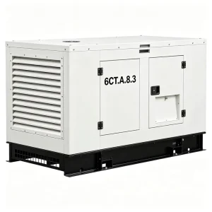 200kW Silent Diesel Generator 6CT Series 8.3L Displacement Mechanical Pump 202g/kWh Low Fuel Industrial 24V DC Electric Start