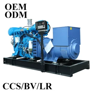 200kw 300kw 500kw CCS BV Marine Use Diesel Generator 1000 Kva Marine Ship Generator 50Hz 60Hz