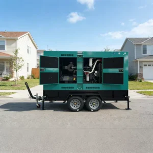 200kw Cummins Diesel Generator with Trailer and Wheels 200kw Trailer Diesel Generator 250kva