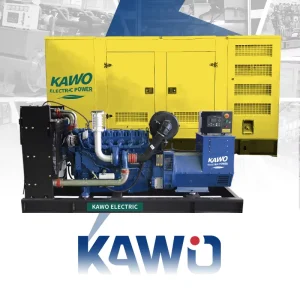 2050kW Three Phase Diesel Generator KAWO Model WEICHAI Water Cooled Silent Canopy IP23 50 60Hz 400V Quick Start Industrial