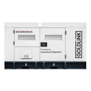 20KVA 16KW Super Silent Diesel Generator Water Cooling Single Phase