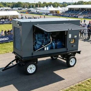 20KVA to 200KVA Water Cooled Diesel Generator Set with Class a Engine Super Silent Canopy Three Phase 50Hz 60Hz