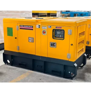 20KW 25kva Silent Diesel Generator 3 Phase AC Output 1500RPM Portable Soundproof Electric Genset for Construction Industry