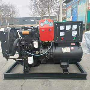 20KW Auto Start Open Frame Portable Diesel Generator Set High Efficiency Low Fuel Consumption Standby Power Generation Equipment