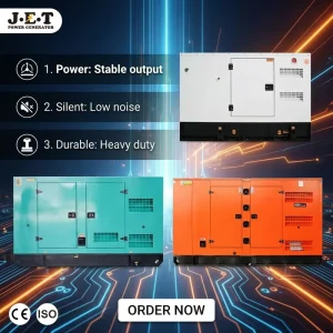 20Kva-250Kva Low Noise Silent Diesel Generator Single 3 Phase Water Cooled Engine