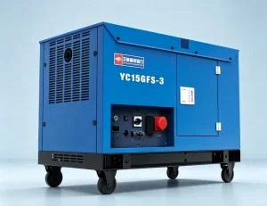20kVA Diesel Generator Silent 15kW Rated Home Backup V Twin Dual Cylinder Portable Genset AVR 26L Large Tank 230V 400V DC