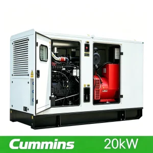 20kW 25kVA Low Noise Soundproof Silent Type Diesel Generator Set for School