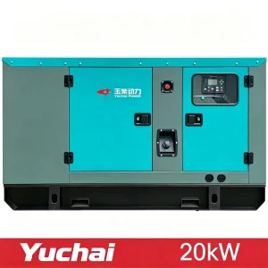 20kW 25kVA Silent Type Heavy Duty Diesel Generator Set 3 Phase Water Cooled 50Hz 60Hz Electric Start For Commercial Use