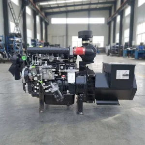 20kW Three Phase 1500 RPM 50Hz Open Frame Diesel Generator DC Electric Start 380V Remote Control Low Oil Protection ATS