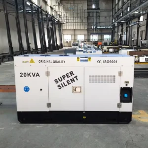 20kva 20kw Portable 3 Phase Diesel Silent Generator Set with Auto Start Remote Start ATS