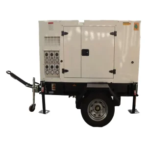 20kva 30kva 40kva 50kva Mobile Silent Diesel Generator Set Customized Voltage 120 240V 50 60HZ