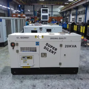 20kva AC Three Phase Diesel Generators 16kw 20kva Industrial Electric Silent Diesel Generator Water Cooled