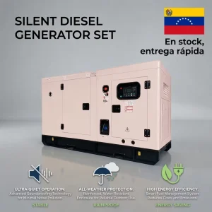 20kw 25kva Silent Soundproof Diesel Generator Sets Diesel Engine ECG Power Digital Panel 15kw 20kw Generator Set