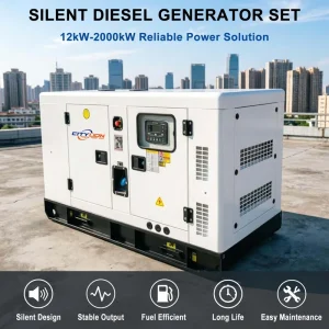 20kw 30kw 40kw 50kw Silent Diesel Generator Set with Auto Start Remote Start Open Frame 50Hz