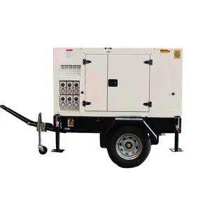 20kw 30kw 50kw 60kw 70kw 80kw Movable Silent Trailer Type Diesel Generator Set