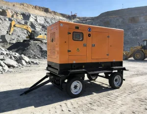 20kw 50hz 400v Yuchai Trailer Type Diesel Generator Set Mobile Trailer Mounted Diesel Generators