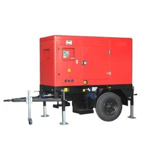 20kw Yuchai Silent Trailer Type Diesel Genset YCD4V12D 35 Mobile Generator