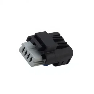 211PC042S802 4 Pin Auto Plug Connector with Brass Contact and Nylon Housing for Automotive Backup Camera Sensor