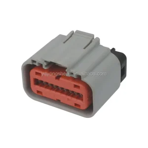 2203663-6 Auto Waterproof 18 Way Electrical Female Terminals Auto Connector 1488533-6 Grey