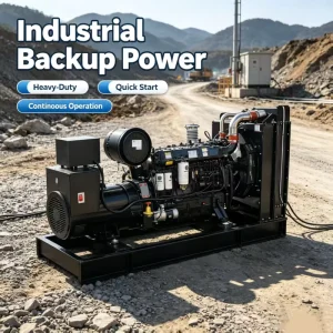 225kVA 180kW Weichai Diesel Generator Set WP10D238E200 6-Cylinder 324A 3 Phase 400V for Industrial Prime Standby or Backup Power