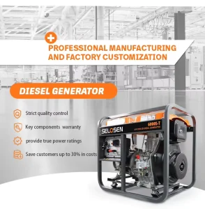 230V/400V Diesel Generator 5.5KW 5KW