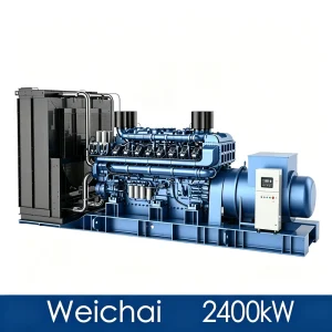 2400kW 3000kVA High Output Heavy Duty Diesel Generator Set Open Type for Data Center