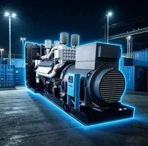 2400kW Heavy Duty Silent Water Cooled Diesel Generator Set 3 Phase 50Hz Industrial Emergency Backup Power Genset