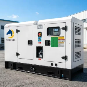 24KW 32KW 64KW Diesel Silent Set Soundproof Weatherproof Canopy Genset for Outdoor Construction Work