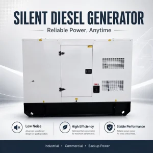 24kw 50kw 70kw 80kw 90kw 120kw 150kw 160kw 170kw Silent Canopy Diesel Generator Low Noise
