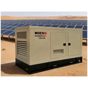 25 Kw 25 Kva Silent Type Open Frame Home Standby Diesel Generator Set with Remote Control and ATS 1800 RPM 220V 60Hz