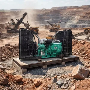 2500kva 2200kw Open Skid Diesel Generator 3 Phase 400 230V 50Hz for Data Center Power Plant Mining ISO CE Certificate