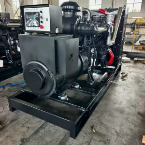 250KW Open Frame Diesel Generator Set ATS Mobile Trailer Low Fuel Consumption Good Heat Dissipation Easy Maintenance Emergency