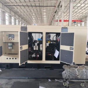 250kVA 200kW Open Type Diesel DC Generator Water Cooled Silent Remote Start Control 50 60Hz 220V