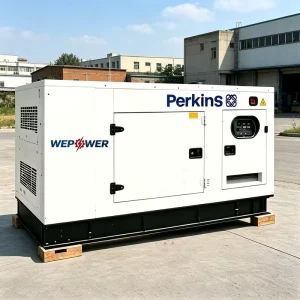 250kVA 200kW Silent Diesel Generator Set Baudouin Weichai Engine Low Noise Soundproof Canopy ATS Diesel Gensets