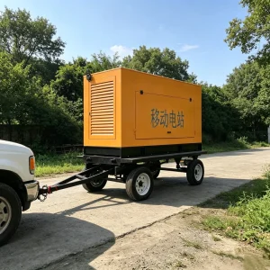 250kVA 200kW Weichai Super Silent Trailer Diesel Generator ATS Auto Start 6 Cylinder 3 Phase for Music Festival Event Rental