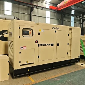 250kVA Diesel Generator Set Powered by Volvo Penta SC7H250D256 Closed Loop Water Cooled 50Hz 1500rpm 24V DC Start 400/220V