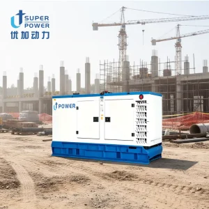 250kVA Three Phase 400V 60Hz Silent Type Diesel Generator with 12V DC Electric Start Auto Start ATS Water Cooled