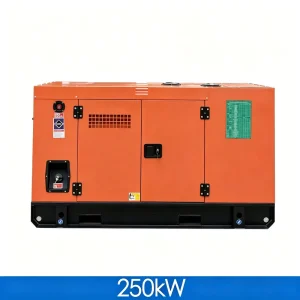 250kW 312.5kVA Smart LCD Monitor System Open Type Diesel Generator