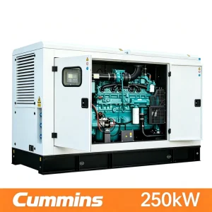 250kW 312kVA ATS Auto Transfer Switch Soundproof Silent Type Diesel Generator Set
