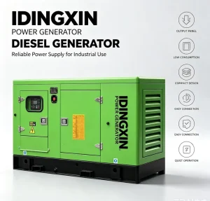 250kW 312kVA Silent Type Standby Power Diesel Generator Set