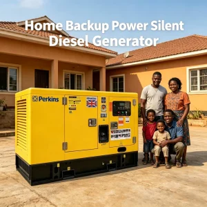 25KVA 20KW Diesel Generator Set Water Cooled Silent Type with ATS Options for Home Industrial Backup