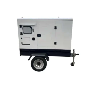 25KVA Silent Diesel Generator Set With Trailer Intelligent Control Panel Electric Plant Diesel Generator for Home Use